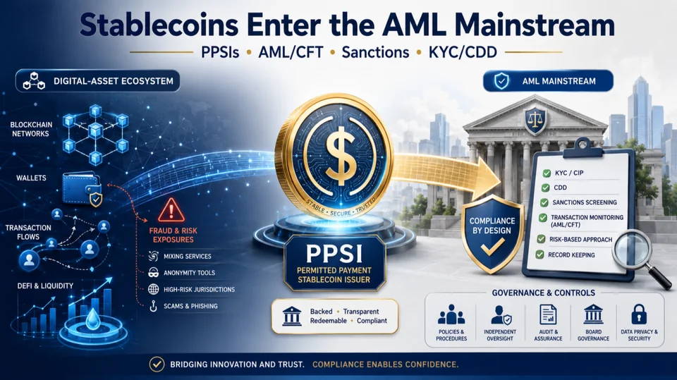 Stablecoins Enter the AML Mainstream - What the April 8, 2026 Rule Means for Financial Crime Compliance